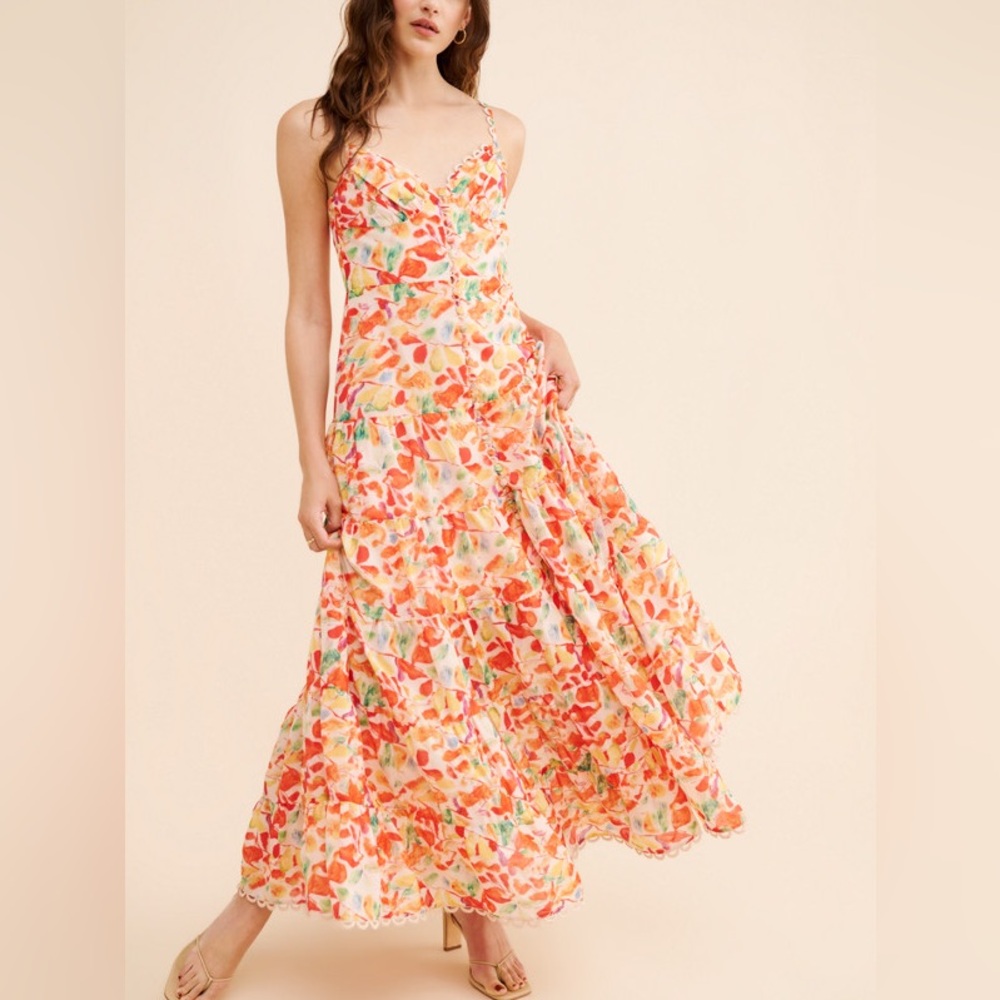 ASTR The Label Floral Maxi Dress